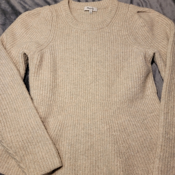 Madewell Peplum Pullover Sweater - Picture 6 of 8